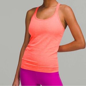 Lululemon Ebb to Street Tank Top Raspberry Cream NWT
